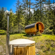 Wellnessbereich mit Sauna