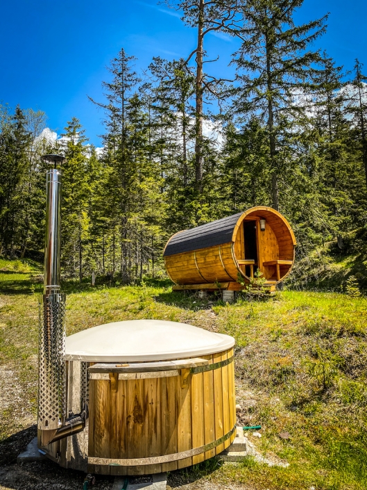 Wellnessbereich mit Sauna